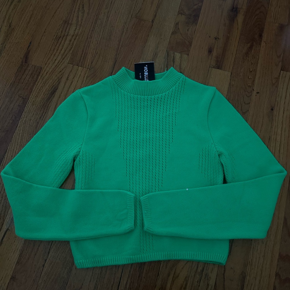 Collusion Vibrant Green Women's Sweater